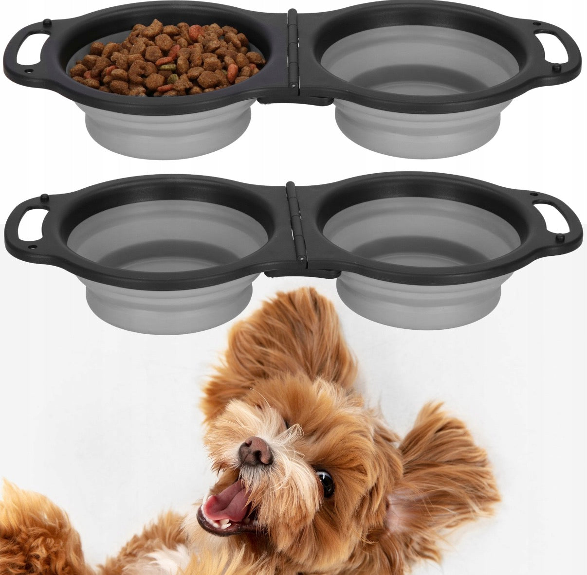 DogRidePro™ Portable Foldable Dog Travel Bowl